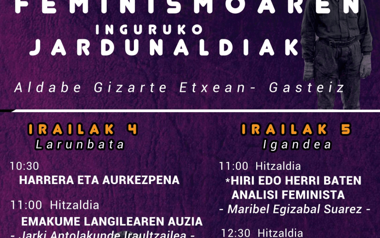 La Haine-tik JARKI antolakundeko emakume militanteekin elkarrizketa egin dute klase feminismoko jardunaldien harira