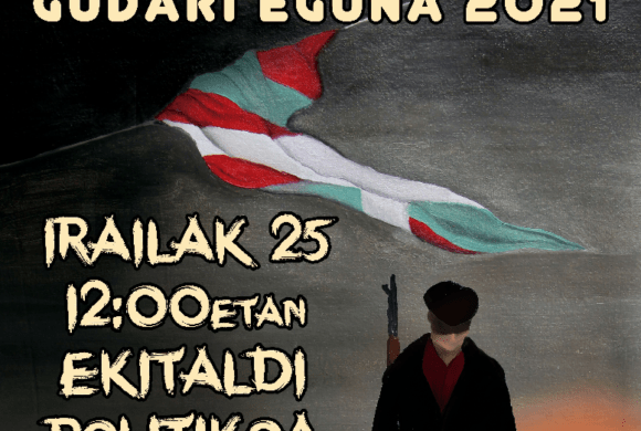 JARKI-k 2021eko Gudari Egunaren harira antolatutako ekitaldian irakurritako agiria