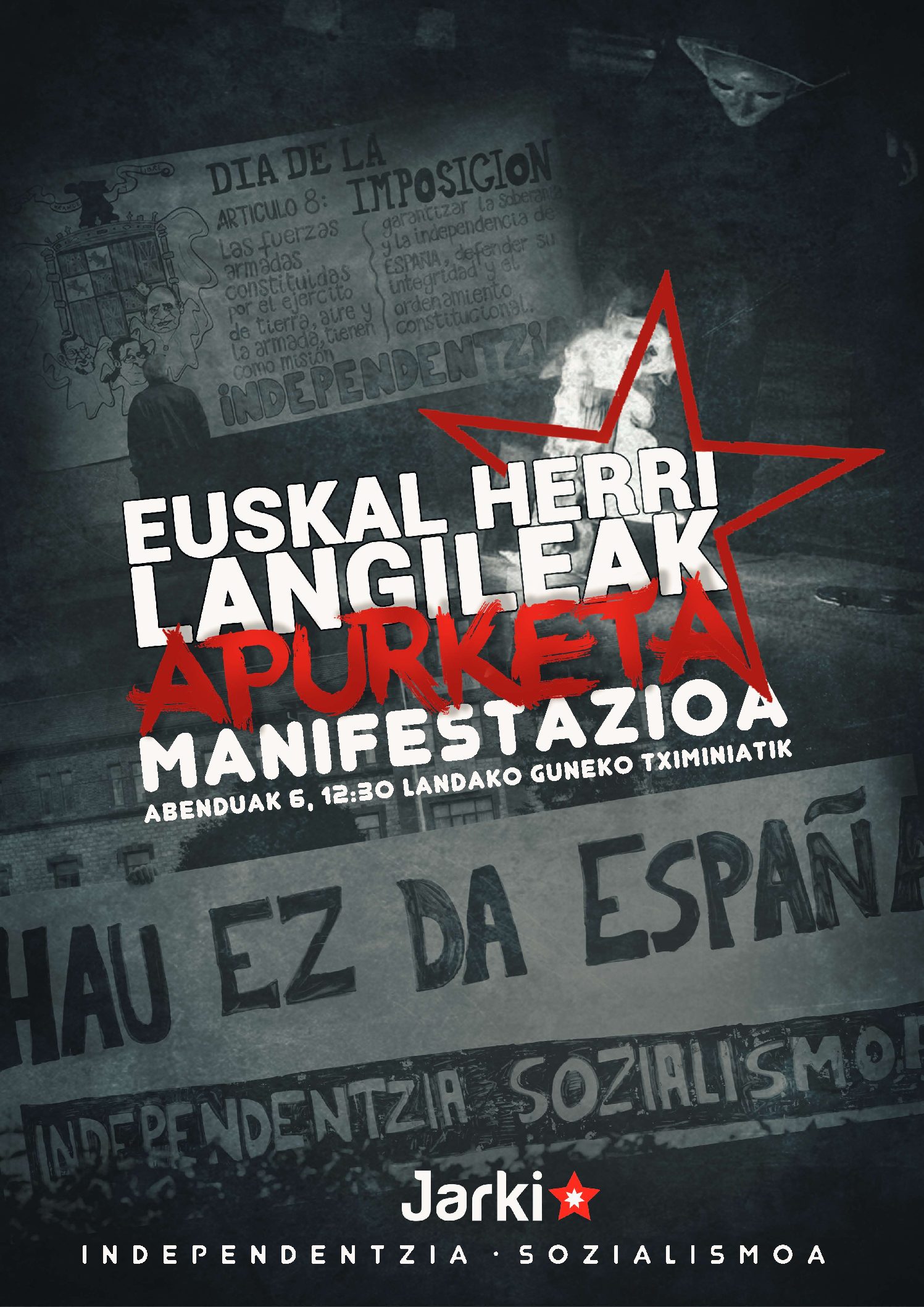 JARKI-ren manifestazio nazionala Durangon: Euskal Herri Langileak apurketa