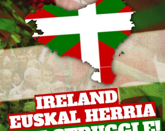 Anti Inperialist Action Ireland eragileak Aberri Egunean bidalitako elkartasun mezua