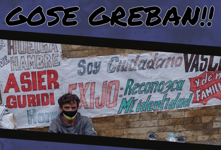 Asier Guridi gose greban