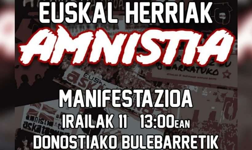 ASKE-k Dnostiako estropadetan egindako manifestazio amaierako irakurketa