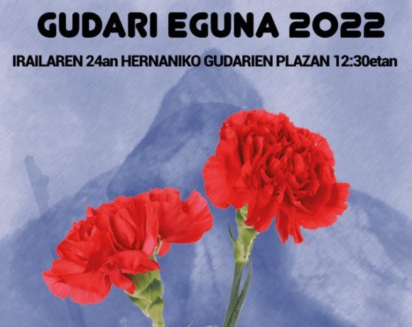 JARKI-ren 2022ko Gudari Egun nazionaleko hitzaldia